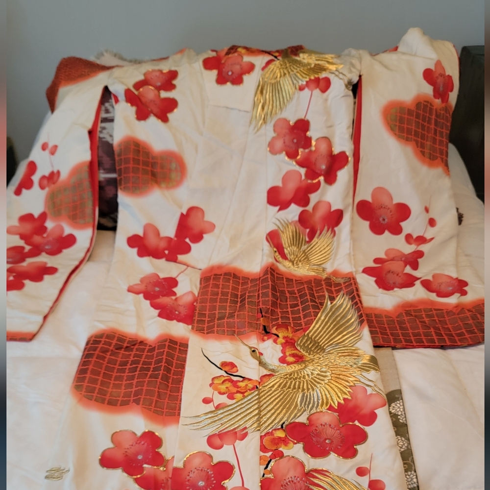 Vintage wedding, Kimono